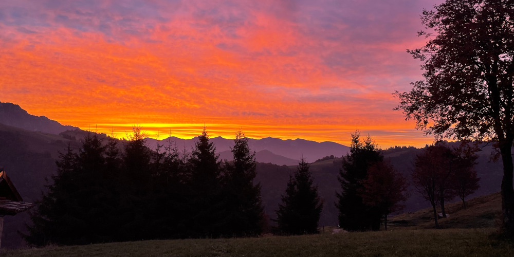 Paesaggio della Val Vestino con i caratteristici terrazzamenti